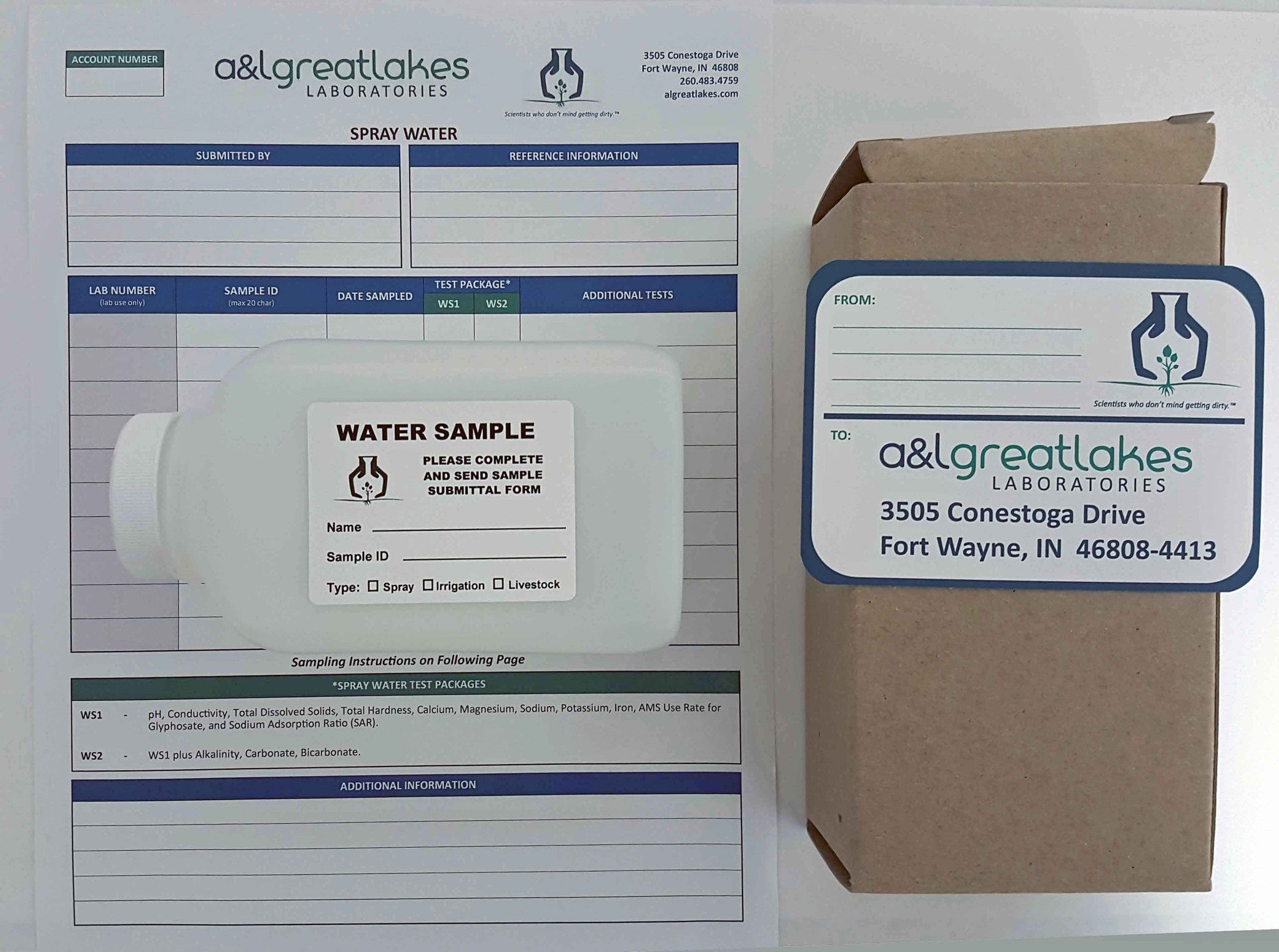 Water Sampling Labels