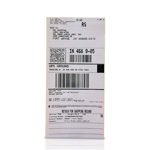 Labels Ups Scan Ups Letter Label